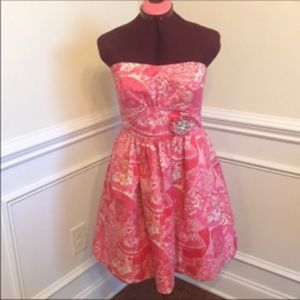 Lilly Pulitzer It’s Getting Hot In Here Sari Dress